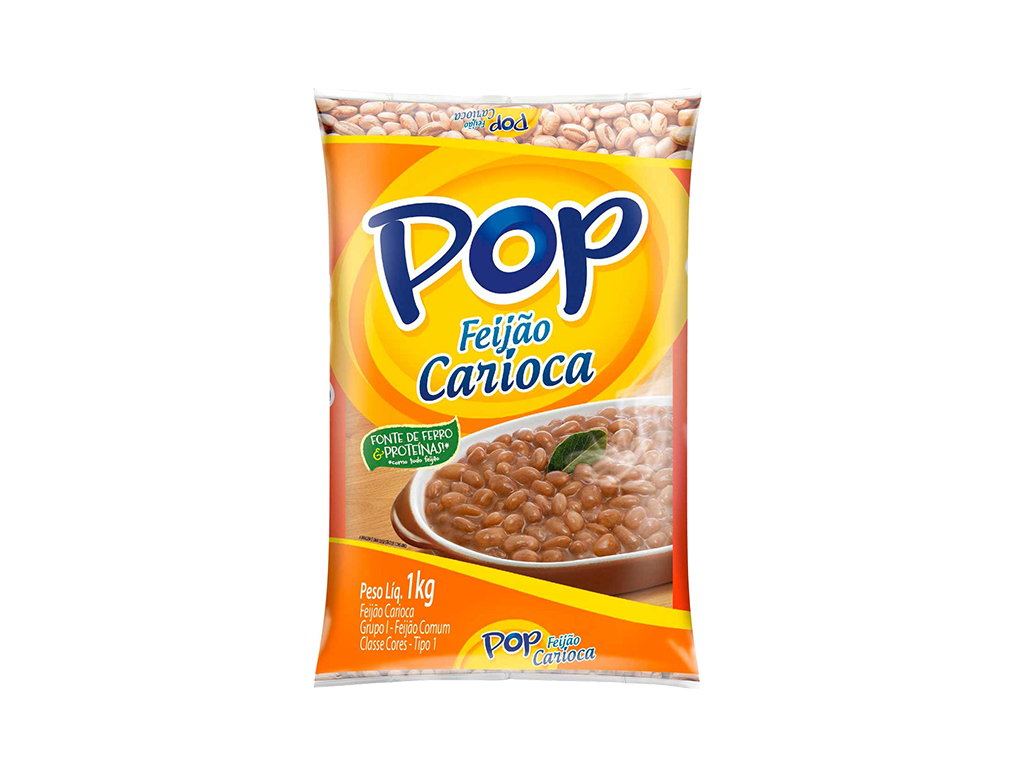 FEIJÃO CARIOCA POP 1 KG 